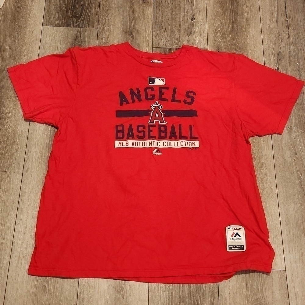 Authentic Majestic Angel's T Shirt